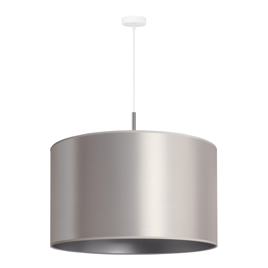 Duolla - Pakabinamas sietynas CANNES 1xE27/15W/230V d. 50 cm sidabras