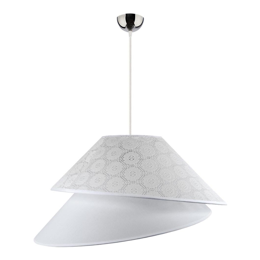 Duolla - Pakabinamas sietynas COCO 1xE27/40W/230V diametras 50 cm balta
