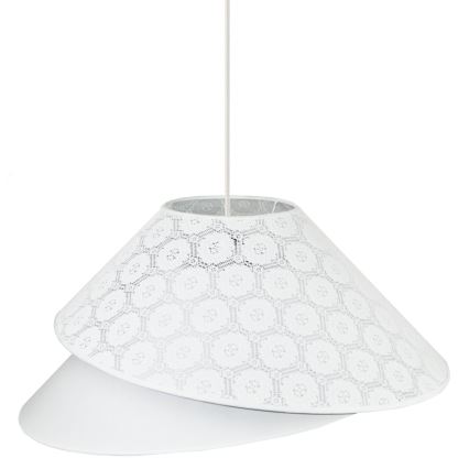 Duolla - Pakabinamas sietynas COCO 1xE27/40W/230V diametras 50 cm balta