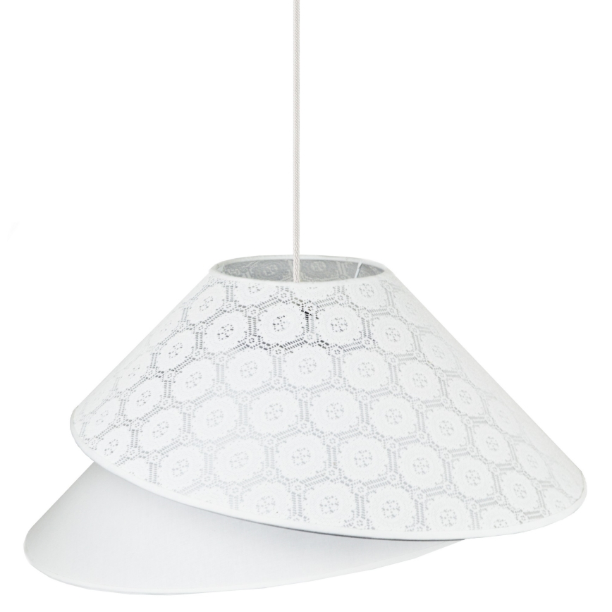 Duolla - Pakabinamas sietynas COCO 1xE27/40W/230V diametras 50 cm balta
