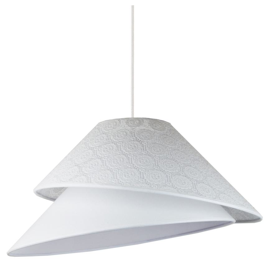 Duolla - Pakabinamas sietynas COCO 1xE27/40W/230V diametras 50 cm balta