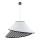Duolla - Pakabinamas sietynas COCO 1xE27/40W/230V diametras 50 cm balta/juoda