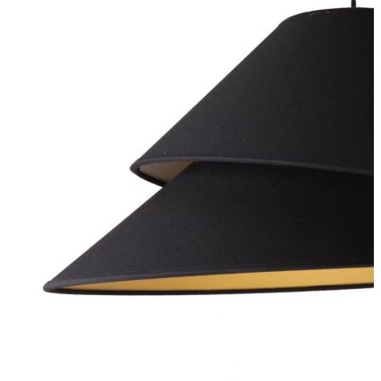 Duolla - Pakabinamas sietynas COCO 1xE27/40W/230V diametras 50 cm juoda