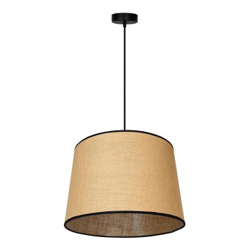 Duolla - Pakabinamas sietynas CONE 1xE27/15W/230V diametras 40 cm ruda/juoda