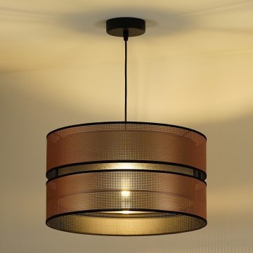 Duolla - Pakabinamas sietynas COPPER SHINY 1xE27/15W/230V diametras 40 cm varis/juoda