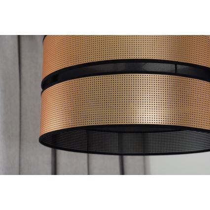 Duolla - Pakabinamas sietynas COPPER SHINY 1xE27/15W/230V diametras 40 cm varis/juoda