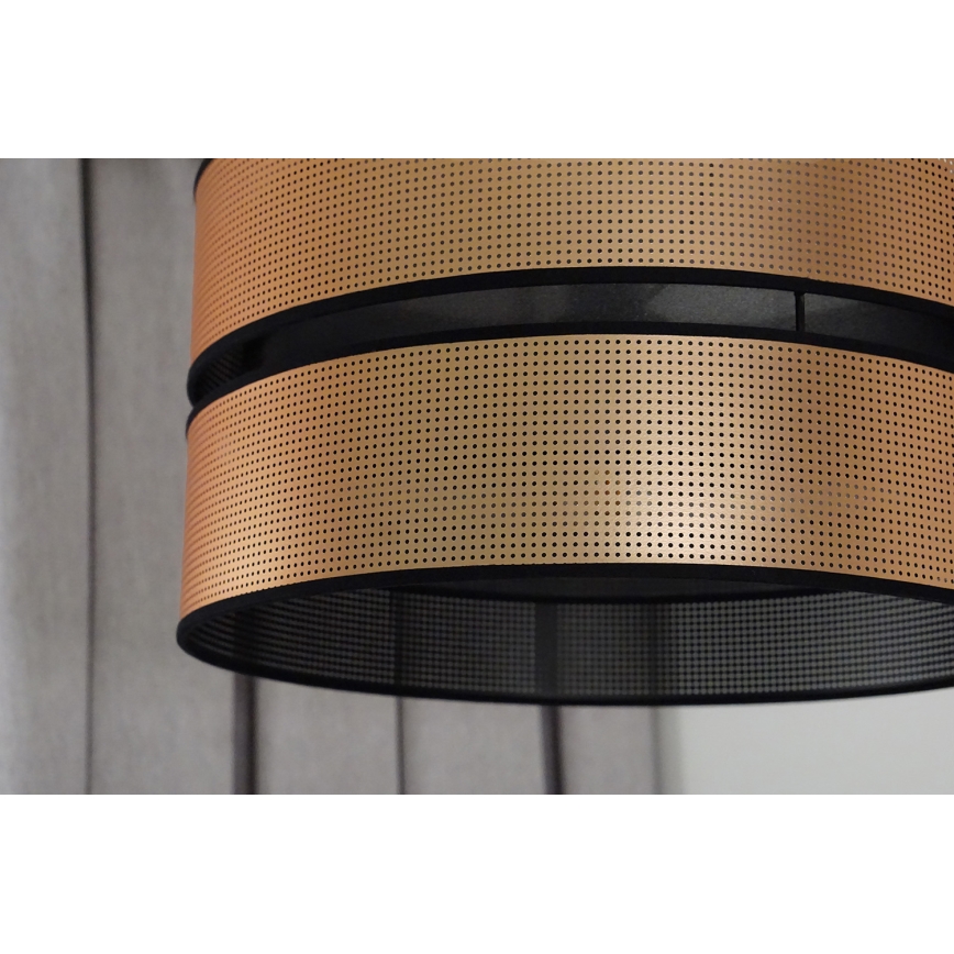 Duolla - Pakabinamas sietynas COPPER SHINY 1xE27/15W/230V diametras 40 cm varis/juoda