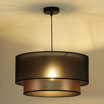 Duolla - Pakabinamas sietynas COPPER SHINY 1xE27/15W/230V diametras 45 cm ruda/varis