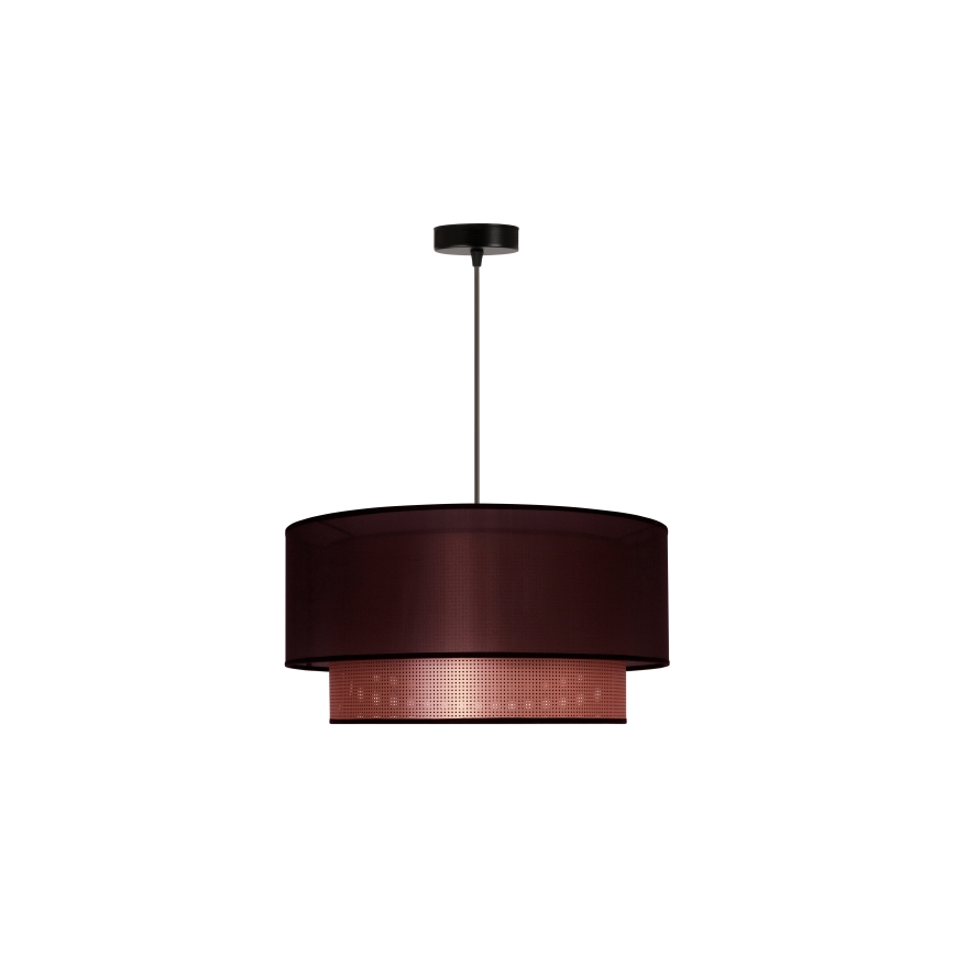 Duolla - Pakabinamas sietynas COPPER SHINY 1xE27/15W/230V diametras 45 cm ruda/varis