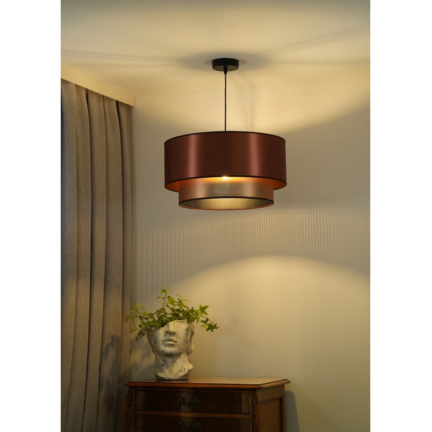 Duolla - Pakabinamas sietynas COPPER SHINY 1xE27/15W/230V diametras 45 cm varis