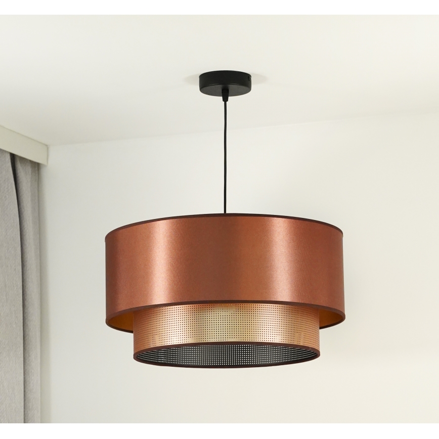 Duolla - Pakabinamas sietynas COPPER SHINY 1xE27/15W/230V diametras 45 cm varis