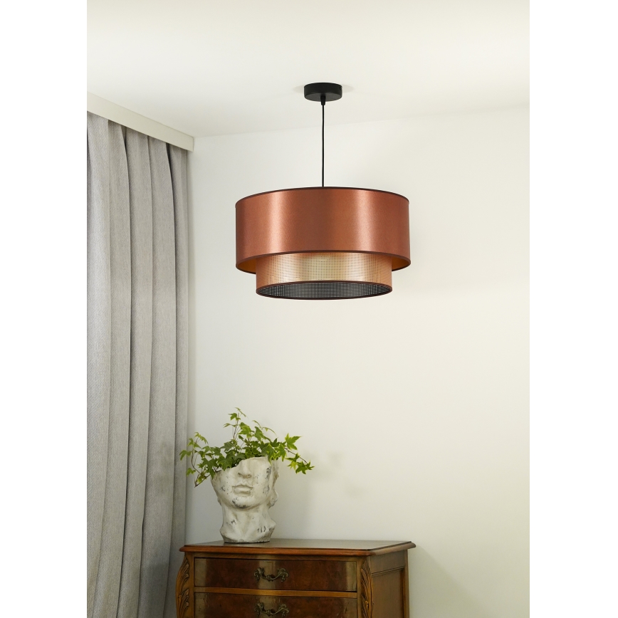 Duolla - Pakabinamas sietynas COPPER SHINY 1xE27/15W/230V diametras 45 cm varis