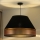 Duolla - Pakabinamas sietynas COPPER SHINY 1xE27/15W/230V diametras 60 cm juoda/varis