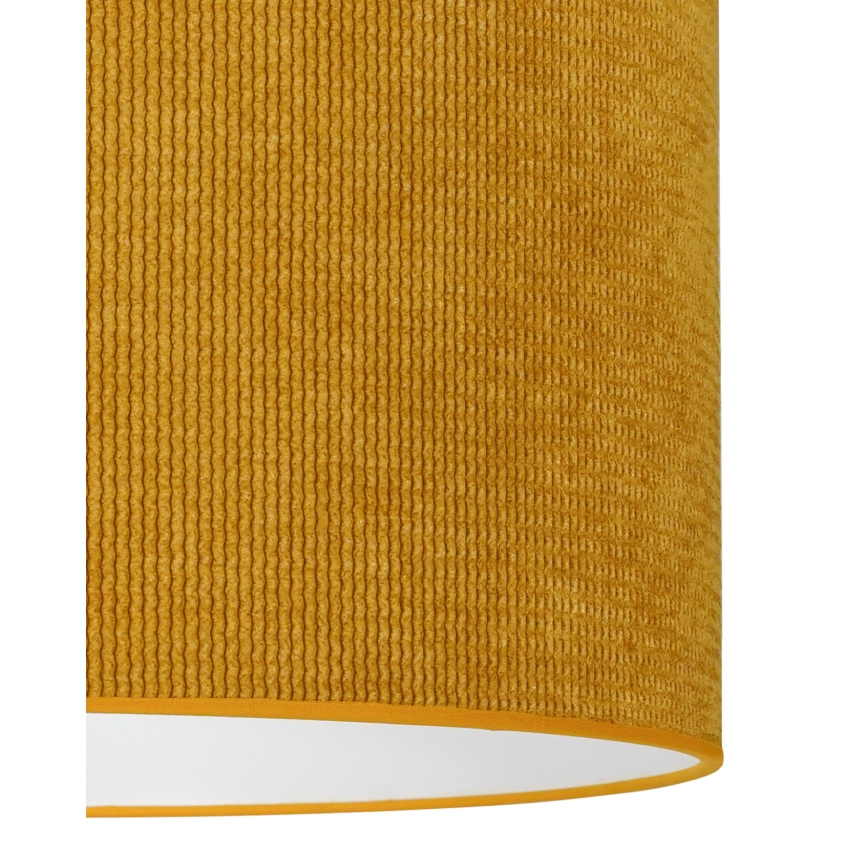 Duolla - Pakabinamas sietynas CORDUROY 1xE27/15W/230V diametras 40 cm geltona