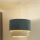 Duolla - Pakabinamas sietynas CORDUROY 1xE27/15W/230V diametras 40 cm mėlyna/smėlio spalva