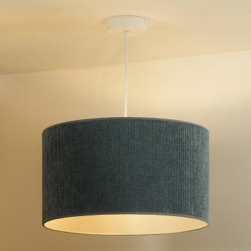 Duolla - Pakabinamas sietynas CORDUROY 1xE27/15W/230V šviestuvas diametras 40 cm mėlyna