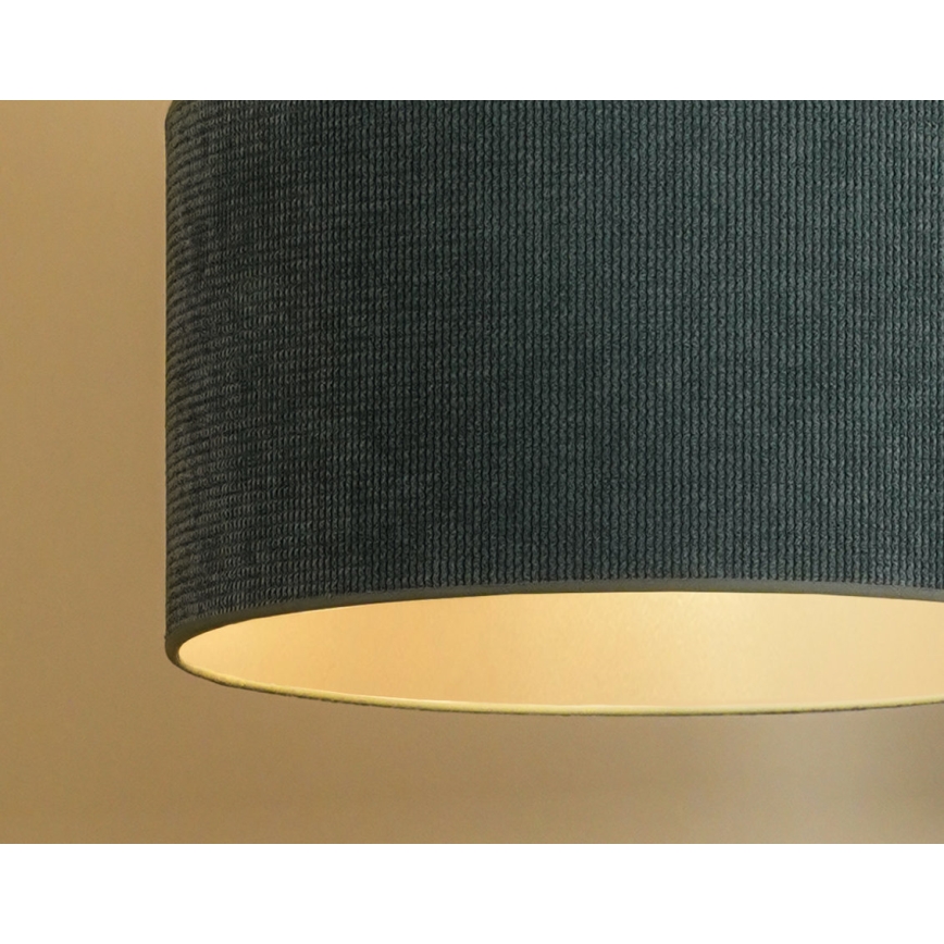 Duolla - Pakabinamas sietynas CORDUROY 1xE27/15W/230V šviestuvas diametras 40 cm mėlyna