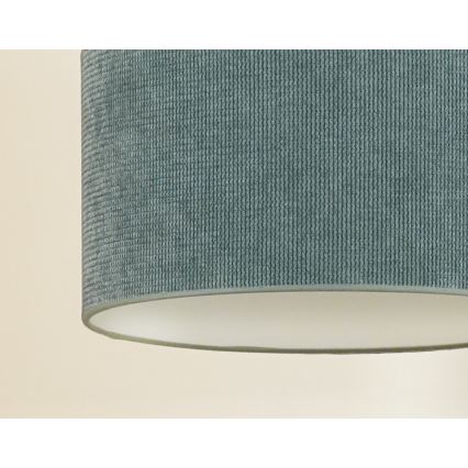 Duolla - Pakabinamas sietynas CORDUROY 1xE27/15W/230V šviestuvas diametras 40 cm mėlyna