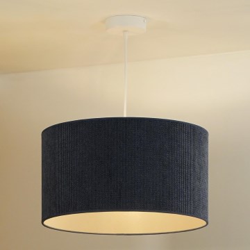 Duolla - Pakabinamas sietynas CORDUROY 1xE27/15W/230V tamsus diametras 40 cm mėlyna