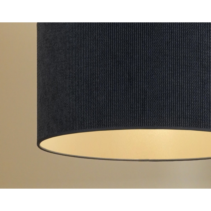Duolla - Pakabinamas sietynas CORDUROY 1xE27/15W/230V tamsus diametras 40 cm mėlyna