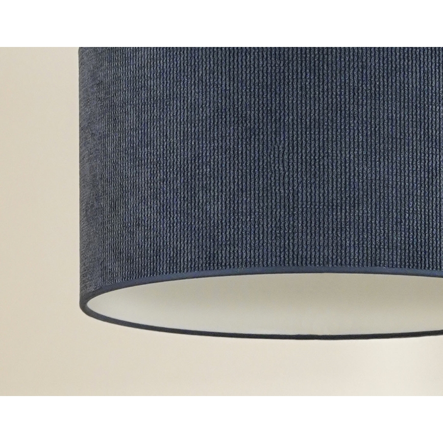 Duolla - Pakabinamas sietynas CORDUROY 1xE27/15W/230V tamsus diametras 40 cm mėlyna
