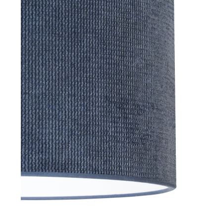 Duolla - Pakabinamas sietynas CORDUROY 1xE27/15W/230V tamsus diametras 40 cm mėlyna
