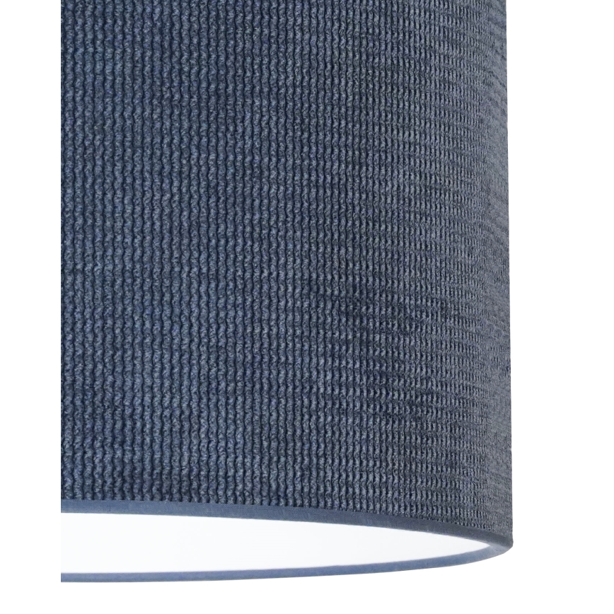 Duolla - Pakabinamas sietynas CORDUROY 1xE27/15W/230V tamsus diametras 40 cm mėlyna