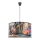 Duolla - Pakabinamas sietynas CUBA RAUDONA 1xE27/15W/230V diametras 35 cm