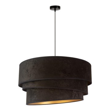 Duolla - Pakabinamas sietynas DEVON 1xE27/40W/230V diametras 45 cm juoda/auksas