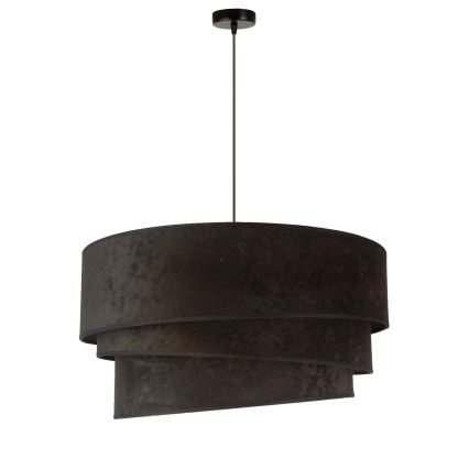 Duolla - Pakabinamas sietynas DEVON 1xE27/40W/230V diametras 45 cm juoda/auksas