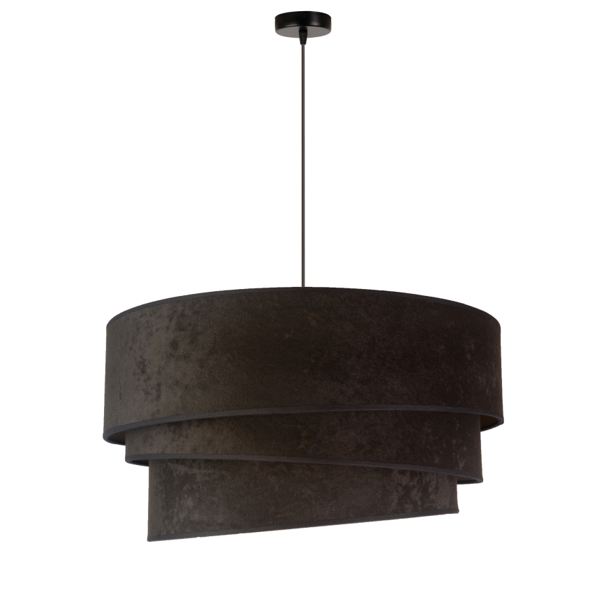 Duolla - Pakabinamas sietynas DEVON 1xE27/40W/230V diametras 45 cm juoda/auksas