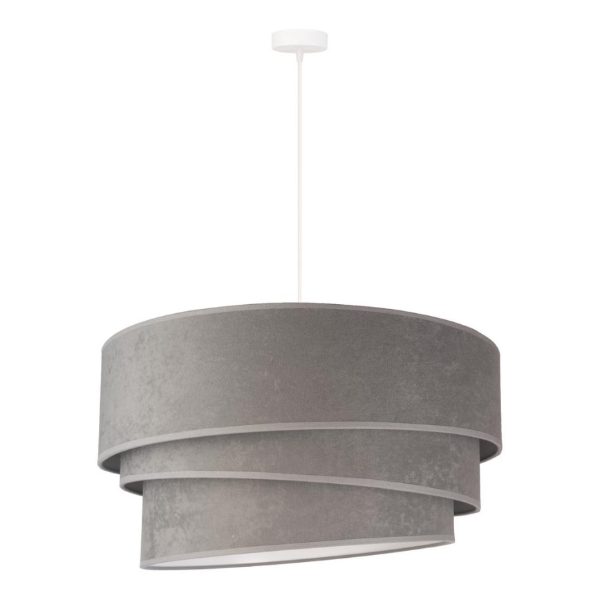 Duolla - Pakabinamas sietynas DEVON 1xE27/40W/230V diametras 45 cm pilka