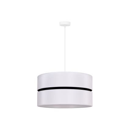 Duolla - Pakabinamas sietynas DUO 1xE27/15W/230V diametras 40 cm balta/juoda