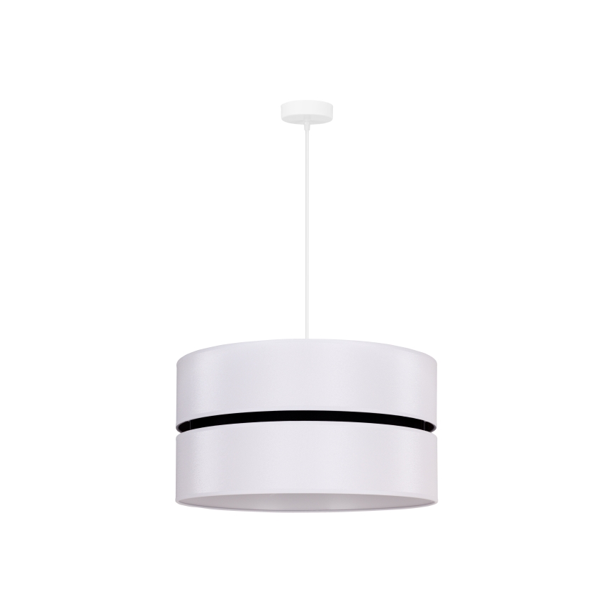 Duolla - Pakabinamas sietynas DUO 1xE27/15W/230V diametras 40 cm balta/juoda