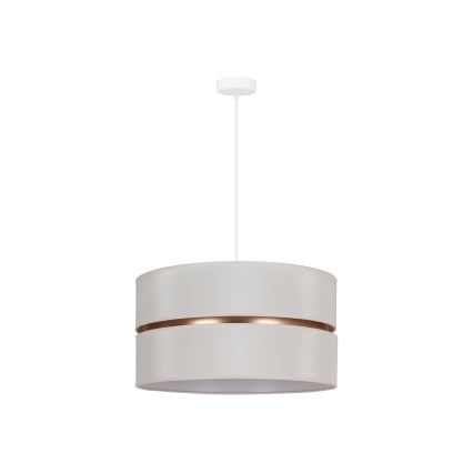 Duolla - Pakabinamas sietynas DUO 1xE27/15W/230V diametras 40 cm kreminė/auksas
