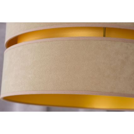 Duolla - Pakabinamas sietynas DUO 1xE27/15W/230V diametras 40 cm smėlio spalva