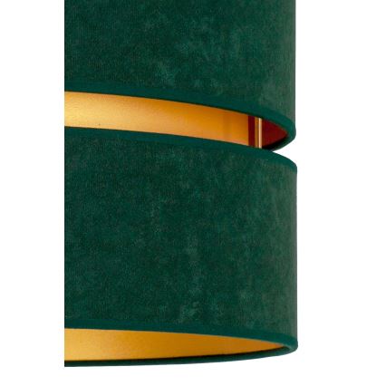 Duolla - Pakabinamas sietynas DUO 1xE27/15W/230V diametras 40 cm žalia/auksas