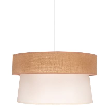 Duolla - Pakabinamas sietynas ETNIC 1xE27/40W/230V diametras 45 cm kreminė/smėlio spalva