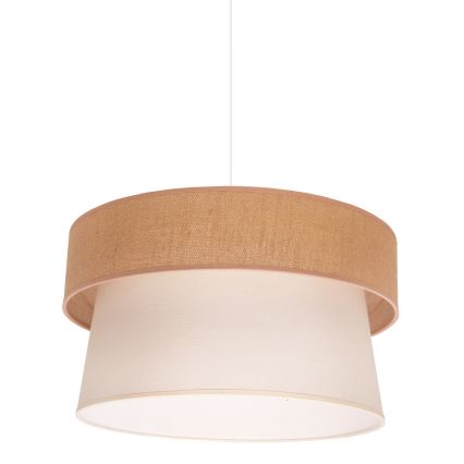 Duolla - Pakabinamas sietynas ETNIC 1xE27/40W/230V diametras 45 cm kreminė/smėlio spalva