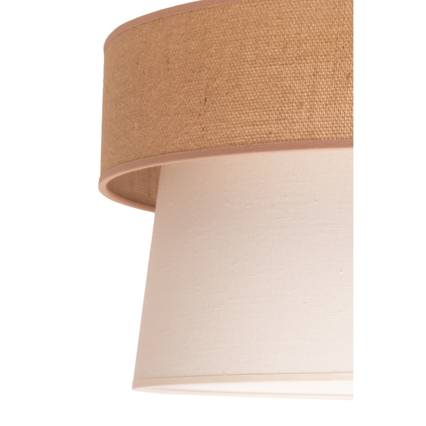 Duolla - Pakabinamas sietynas ETNIC 1xE27/40W/230V diametras 45 cm kreminė/smėlio spalva