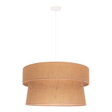 Duolla - Pakabinamas sietynas ETNIC 1xE27/40W/230V diametras 45 cm smėlio spalva