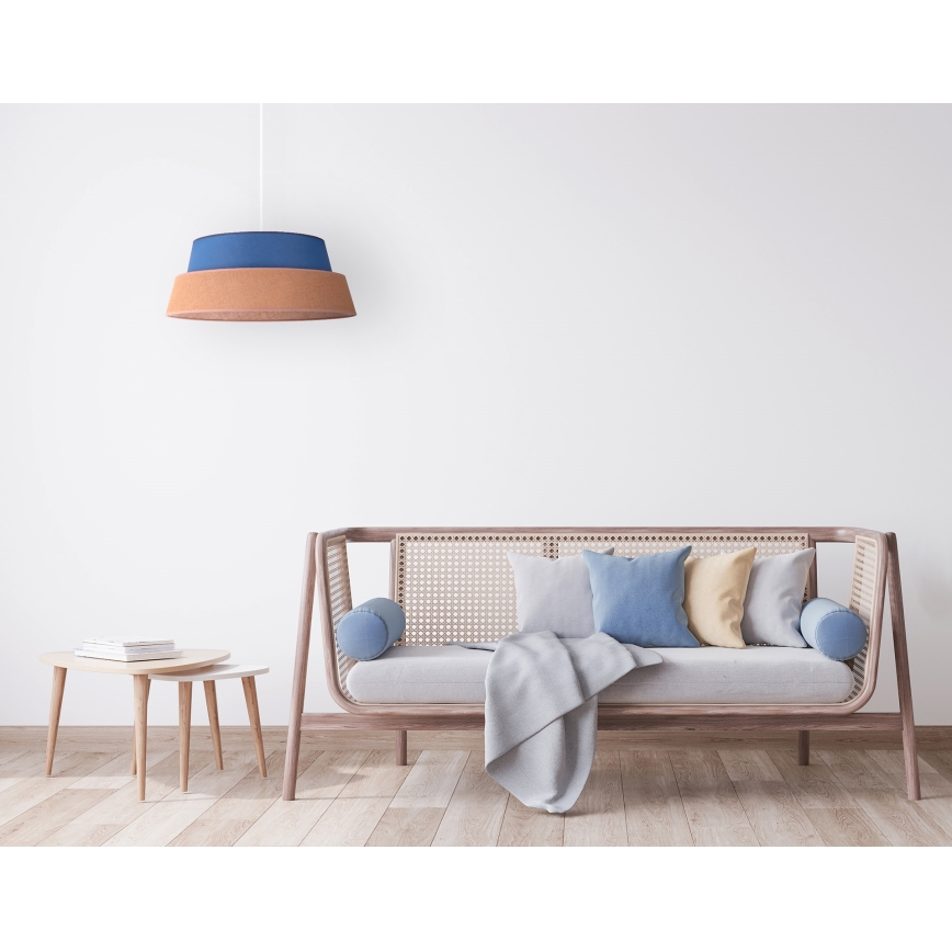 Duolla - Pakabinamas sietynas GALAXY 1xE27/40W/230V diametras 50 cm mėlyna