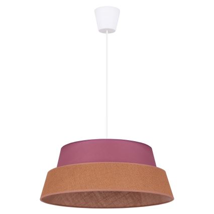Duolla - Pakabinamas sietynas GALAXY 1xE27/40W/230V diametras 50 cm rausva