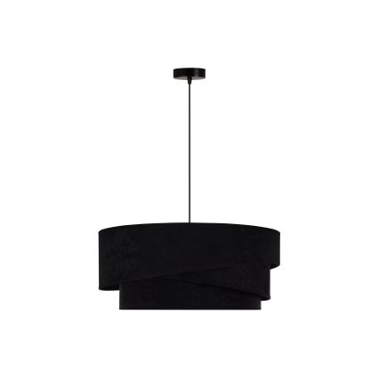 Duolla - Pakabinamas sietynas KOBO 1xE27/15W/230V diametras 45 cm juoda/auksas