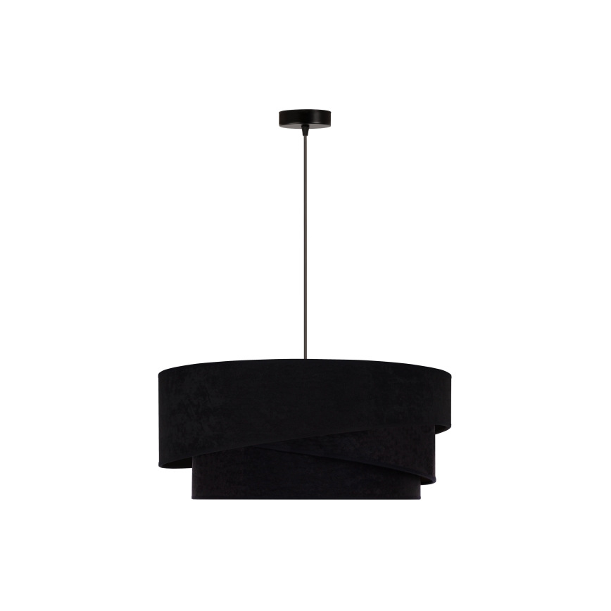 Duolla - Pakabinamas sietynas KOBO 1xE27/15W/230V diametras 45 cm juoda/auksas