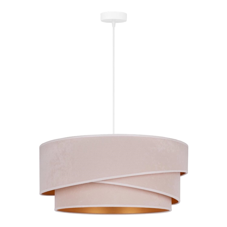 Duolla - Pakabinamas sietynas KOBO 1xE27/15W/230V diametras 45 cm kreminė/auksas