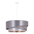 Duolla - Pakabinamas sietynas KOBO 1xE27/15W/230V diametras 45 cm sidabras/auksas