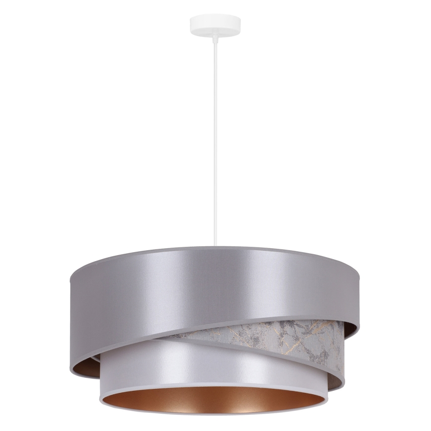 Duolla - Pakabinamas sietynas KOBO 1xE27/15W/230V diametras 45 cm sidabras/auksas