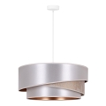 Duolla - Pakabinamas sietynas KOBO 1xE27/15W/230V diametras 45 cm sidabras/auksas