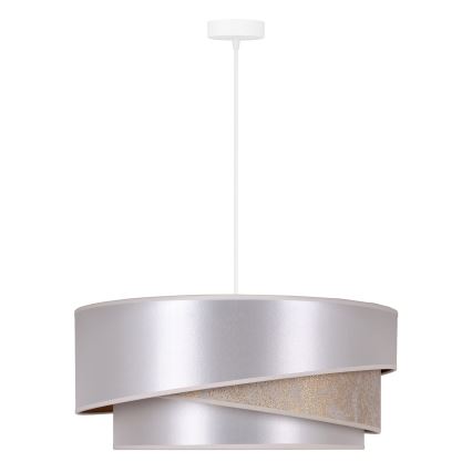 Duolla - Pakabinamas sietynas KOBO 1xE27/15W/230V diametras 45 cm sidabras/auksas